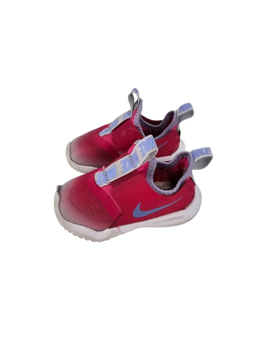 Nike Kids Flex Runner AT4665-606 Pink Low Top Slip On Running Shoes Size 4.5C
